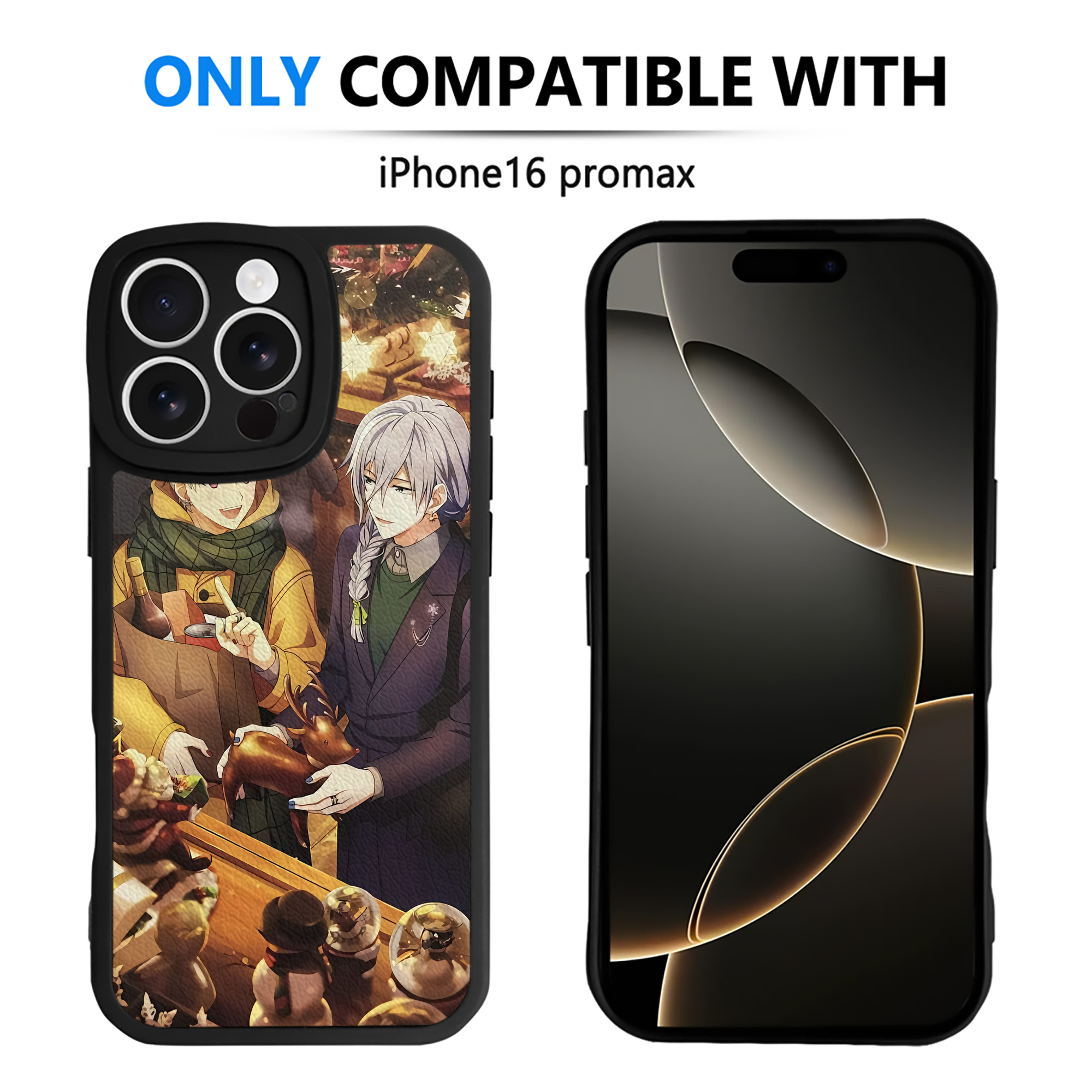 （画像用） 刀剣乱舞 Touken Ranbu 【iPhone 16シリーズ対応】シリコンスマホケース（レザー調） 材質：シリコン